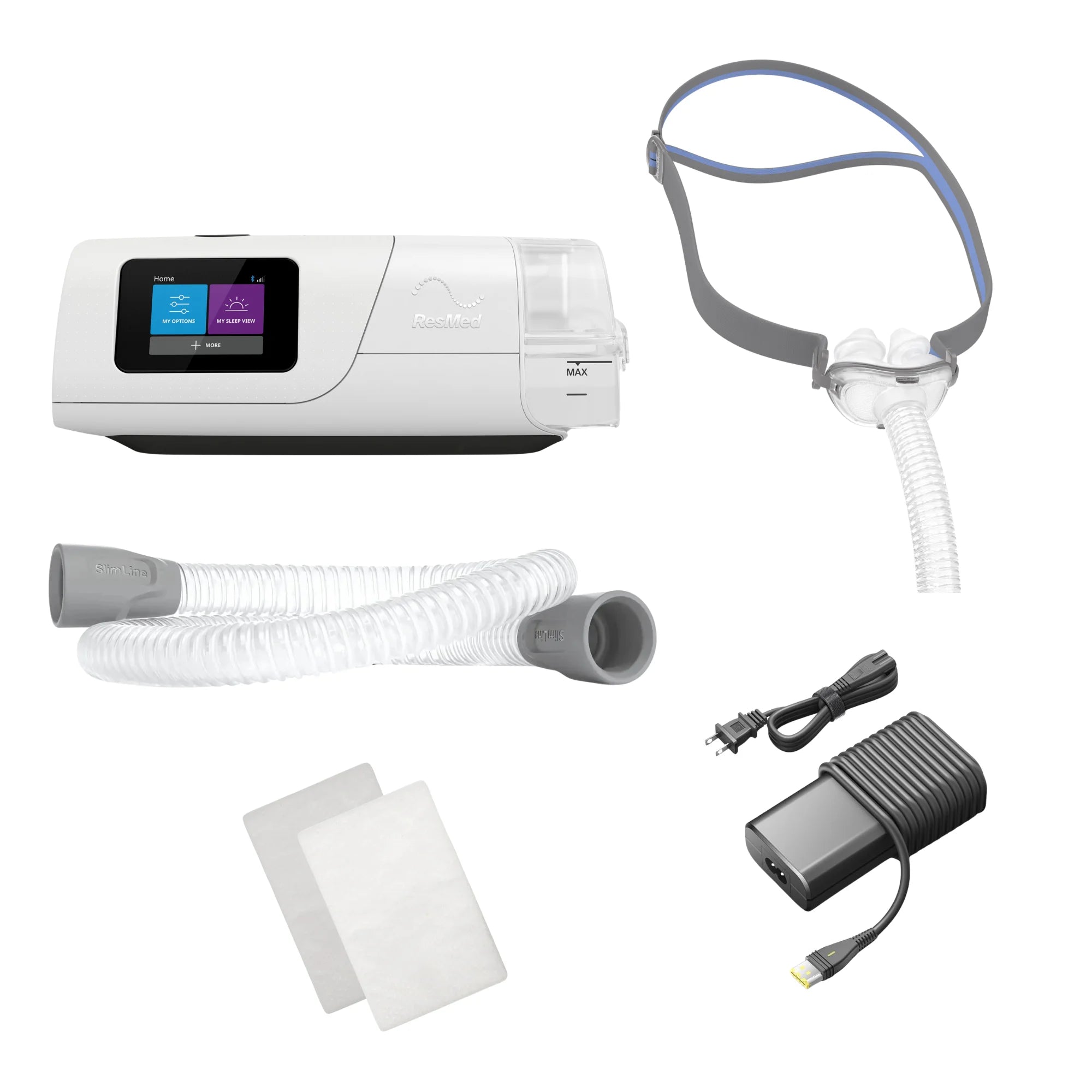 aircurve 11 Autoset Bundle with AirFit P10 Nasal Pillow Mask & Filters